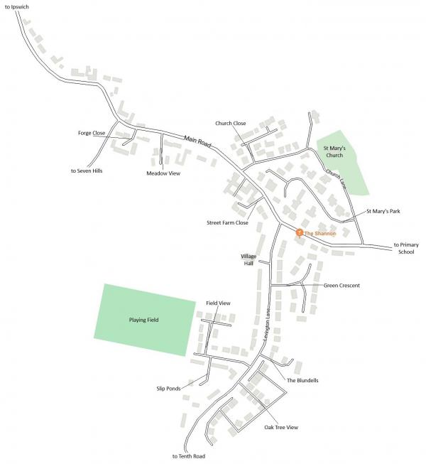 Bucklesham map3
